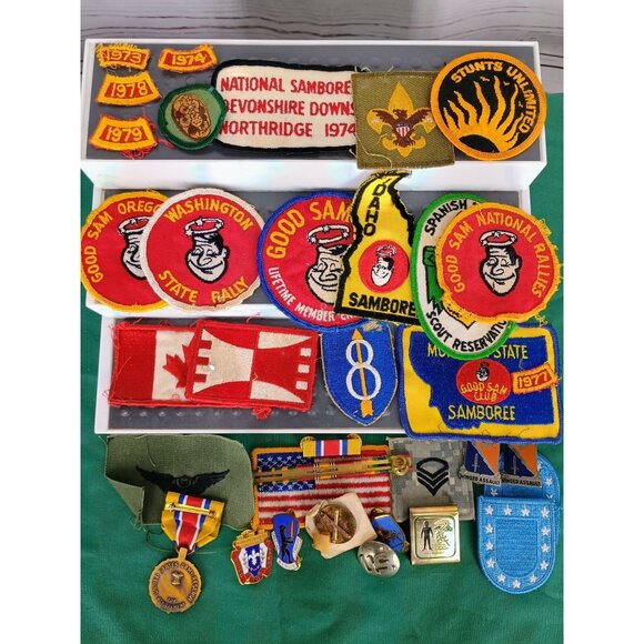 Vintage Good Sam Club Patches lot of 34 Samboree‎ States 70s-90s Club Unused RV - Picture 2 of 9